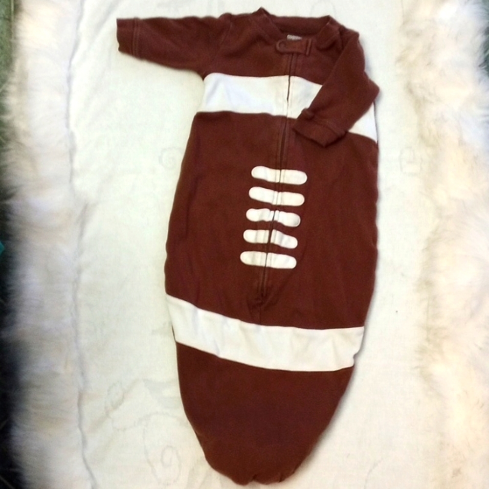 Football Baby Sleeper 0-3 Months